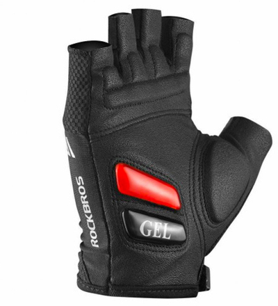 Doreza biçiklete Rockbros S143 BK, xhel, madhësia XXL, të zeza