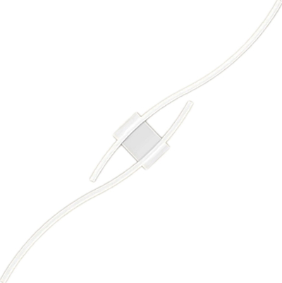 Lampë murale ZD150A, LED 24W, 60cm, e bardhë