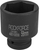 Çelës goditës Rockforce Deep Impact Socket RF-48510058, 58mm, profil 6-këndor, çelik
