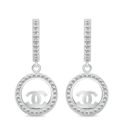 Vathë për femra Brilio Silver World Icon EA1026W, të argjendtë