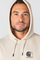 Дуксер со капуљача Carhartt Force Logo за мажи, материјал FastDry, кенгур џеб, беж боја cobblestone