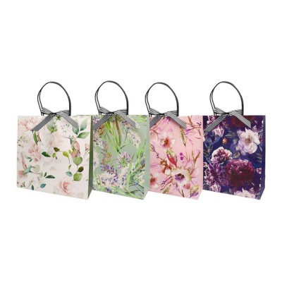 Qese dhuratash Incood Gift Bag, 34x34 cm, me fjongo, me lule