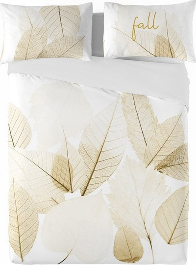Set shtrati MATEX Satin Bedding Prestige 1, 160x200 cm, pambuk sateni, e bardhë ar