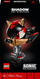 Set ndërtimi LEGO Shadow the Hedgehog, model për zbukurim, për të rritur, me plot ngjyra
