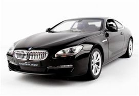 Lodër makine me pult Rastar BMW 6, shkallë 1:14, me bateri, e bardhë