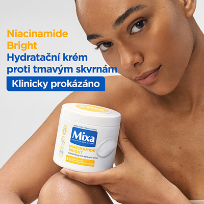 Krem për fytyrë Mixa Niacinamide Bright Moisturizing Anti-Dark Spot Cream, 400 ml