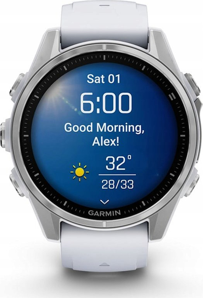 Orë sportive Garmin Fenix 8 AMOLED, 43mm, GPS, e zezë