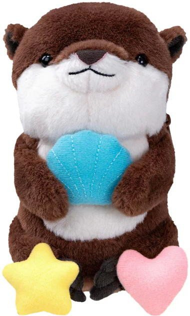 Portofol magnetik Laut MAGMOJI WALLET Ocean Otter, për MagSafe, kafe