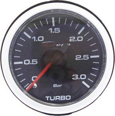 Matës presioni turbo Depo Racing DPZE002, analog, deri 3 bar, i zi