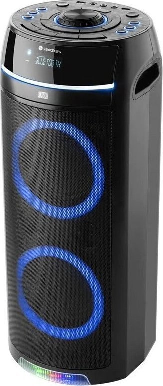 Kuti muzike karaoke portabël pa markë, me Bluetooth, radio FM edhe drita LED
