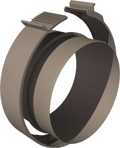Kапса за цевка Ubbink HR Tube Clamp, D160, сива