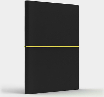 Fletore Herlitz Notebook B6 Fun S Grid, format B6, faqe me katrorë, e zezë lemon