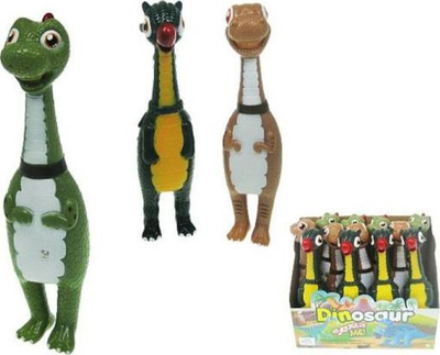 Lodër dinosauri Hipo 4237, 32cm, 3 lloje tingujsh, shumëngjyrëshe
