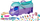 Lodër karvan My Little Pony Mini World Magic Mare Stream, set për me ndërtu me figura, plot aksesorë, shumëngjyrësh