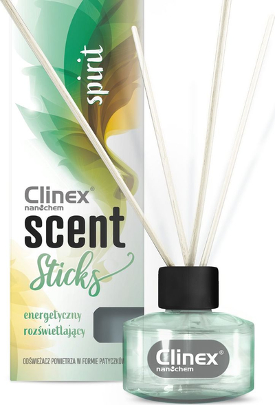 Freskues ajri me shkopinj Scent Spirit, aromë që zgjat, për zbukurim, transparent