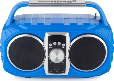 Radio portabël PRIME3 NEON APR71BL, Bluetooth, USB MP3, blu