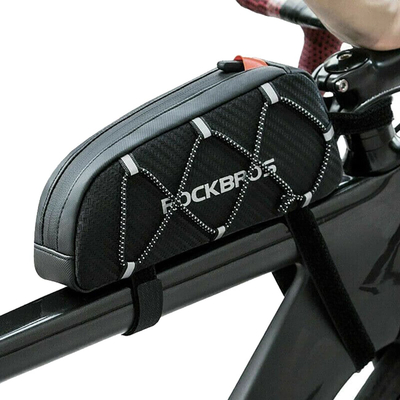 Çantë kornize biçiklete Rockbros Frame Bag 039BK, 1L, rezistente ndaj ujit, e zezë