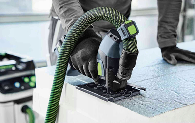 Sharrë izolimi me bateri Festool ISC 240 EB Basic, 18V Li Ion 4.0Ah, gri e zezë