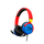 Kufje me kabllo HyperX Cloud Mini, për fëmijë, 3.5mm, blu kuqe verdhë