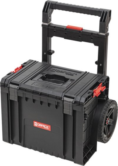 Karrocë modulare për vegla Qbrick System Pro Cart 2.0 Plus, 42L, mban deri 70 kg, IP54, e zezë