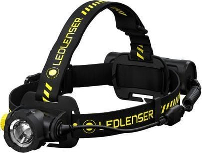 Ламба за на глава Ledlenser H7R Work, ЛЕД, полначлива батерија, црна