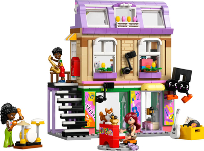 Lodër ndërtuese LEGO Friends 42653 Music Store, set kreativ, shumëngjyrësh