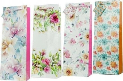 Qese dhuratash Gift Bag T12, letër, 130x360x85 mm, me dorezë