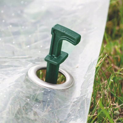 Serë tunel GREENHOUSE, folje PVC, 240x57x30cm, e bardhë