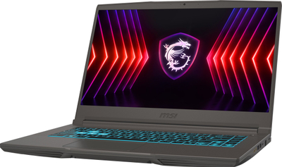 Laptop gaming MSI Thin 15 B13VE, 15.6" FHD 144Hz, Core i5 gjenerata 13, RTX 4050, 16GB 512GB SSD, gri