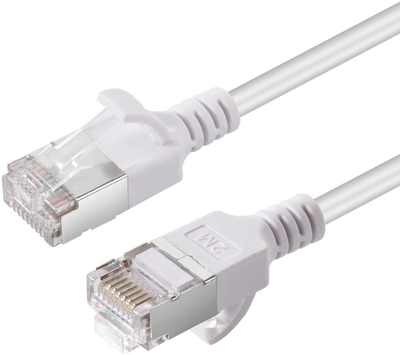Kabllo rrjeti MicroConnect CAT6a U FTP Slim, 0.15m, LSZH