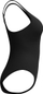 Kostum banje Speedo Shaping Contour Eclipse, njëpjesësh, për goca, i zi