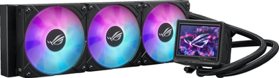 Ftohës uji për CPU ASUS ROG Ryujin III 360 ARGB Extreme, 360mm, me ekran LCD 3.5\", ngjyrë e zezë