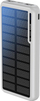 Надворешна батерија Boompods Solar Obi, 10000mAh, соларен панел, бела