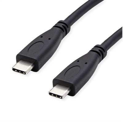 Kabllo USB Triton 11.45.9052, USB C, 0.5m, USB 3.2 Gen 2, 100W, e zezë