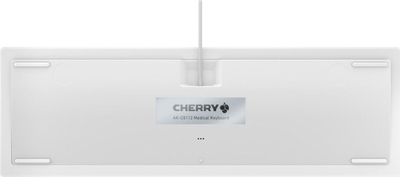 Tastierë mjekësore Cherry AK Active Key QuickClean, me kabllo, e bardhë