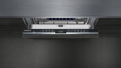 Lavastovilje e integrume Siemens SR65YX04ME, 45cm, 10 sete, e zezë