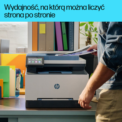 Мултифункционален печатач HP Color LaserJet Pro MFP 3302fdn, ласерски во боја, ADF, бел