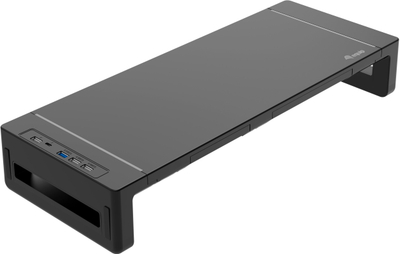 Носач за монитор Equip 650883, 4x USB A USB C, до 25kg, црн