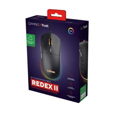 Maus Trust GXT 925 REDEX II, 10000 DPI, USB, i zi