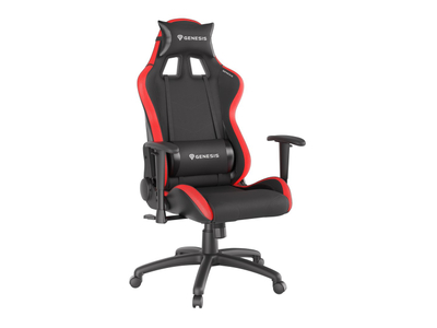 Karrige gaming Genesis Trit 500 RGB, ergonomike, me ndriçim RGB, e zezë