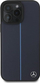 Mbrojtëse telefoni Mercedes Blue Line për iPhone 16 Pro Max, lëkurë, MagSafe, blu navy