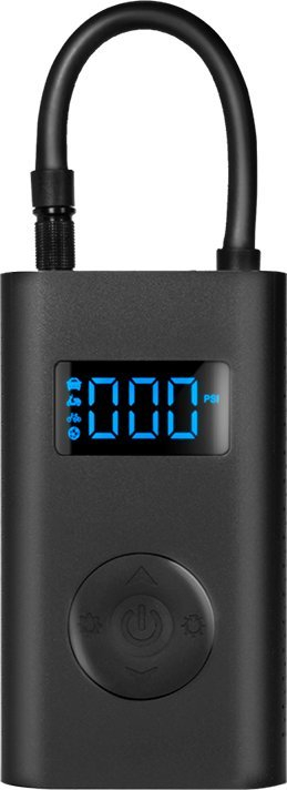 Kompresor portativ LogiLink PA0265, 10 bar, ekran digjital, me dritë LED, i zi