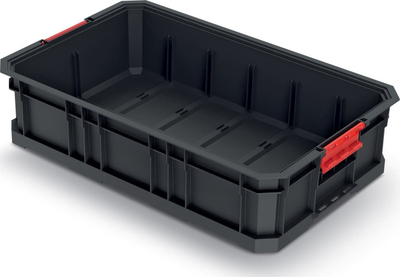 Kuti modulare transporti MODULAR SOLUTION 520x327x125, plastike, e zezë