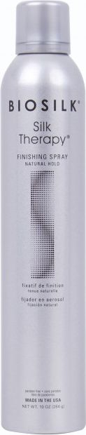 Llak flokësh Biosilk Silk Therapy Finishing Spray Natural Hold, 284g, argjent