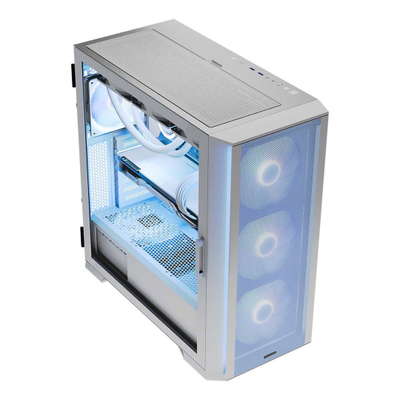 Kuti kompjuteri MODECOM HORIZON ARGB Flow, MIDI, USB 3.0, Type C, e zezë