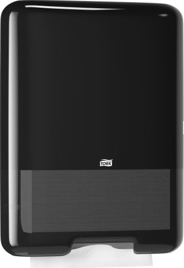 Dispenser letra Tork Elevation H3 553008, për letra të palosura ZZ dhe C, i zi