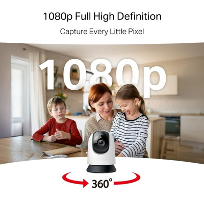 Kamerë sigurie Mercusys MC210, 2K 3MP, Wi Fi, e bardhë