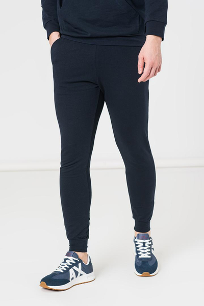 Pantallona pambuku për meshkuj PEGAS, casual, madhësia M, blu navy