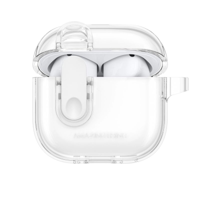 Futrollë për kufje AmazingThing Minimal, për AirPods 4, TPU, transparente