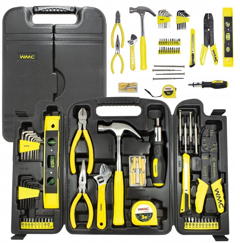 Set veglash WMC 10130, 130 pjesë, në kuti plastike